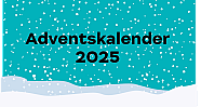 Schneelandschaft auf der "Adventskalender 2025" steht.