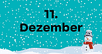 Schneelandschaft in der "11. Dezember" steht.