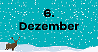 Schneelandschaft in der "6. Dezember" steht.